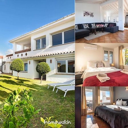 In The Second Line, Modern Beachfront Holiday Home In Costabella, Marbellac Extérieur photo